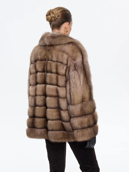 Женская шуба из меха соболя Л611-354, натуральная, размер 50, артикул 64930-7