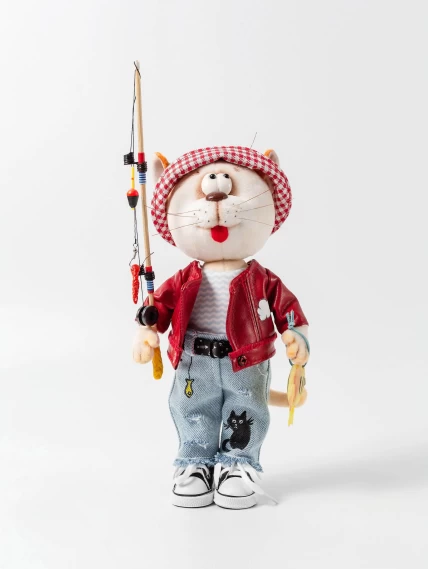 Игрушка Кот-рыболов, сувенирная продукция, артикул 18032-0