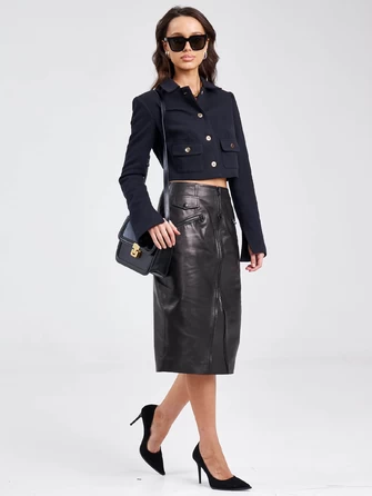 Модная женская кожаная юбка 13-0