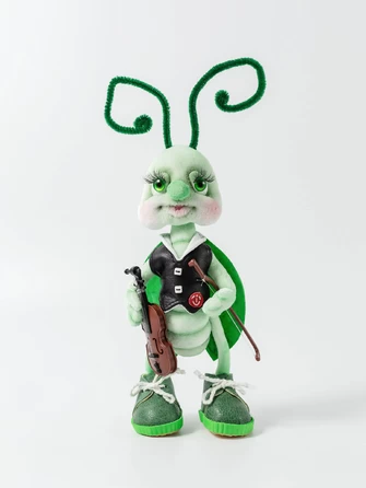 Игрушка Кузнечик-музыкант, сувенирная продукция, артикул 18033-0