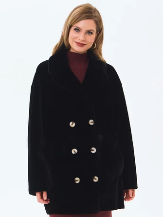 Женская дубленка из астрагана 2064-0