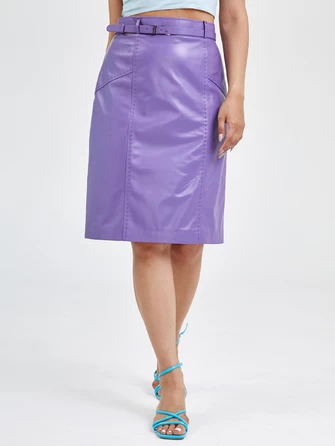 Кожаная юбка карандаш 02рс-1