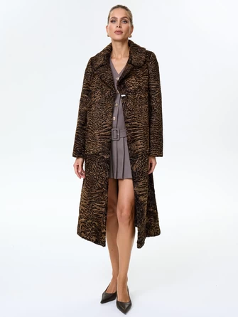 Длинное пальто из меха каракульчи для женщин премиум класса Лола(ав)-1